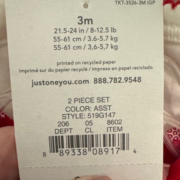 Carter's Festive Red and White Baby Outfit Collection - Picture 9 of 9